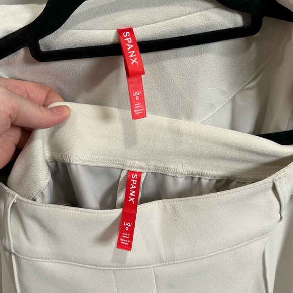 SPANX Ivory Wrap Pantsuit - Picture 6 of 6